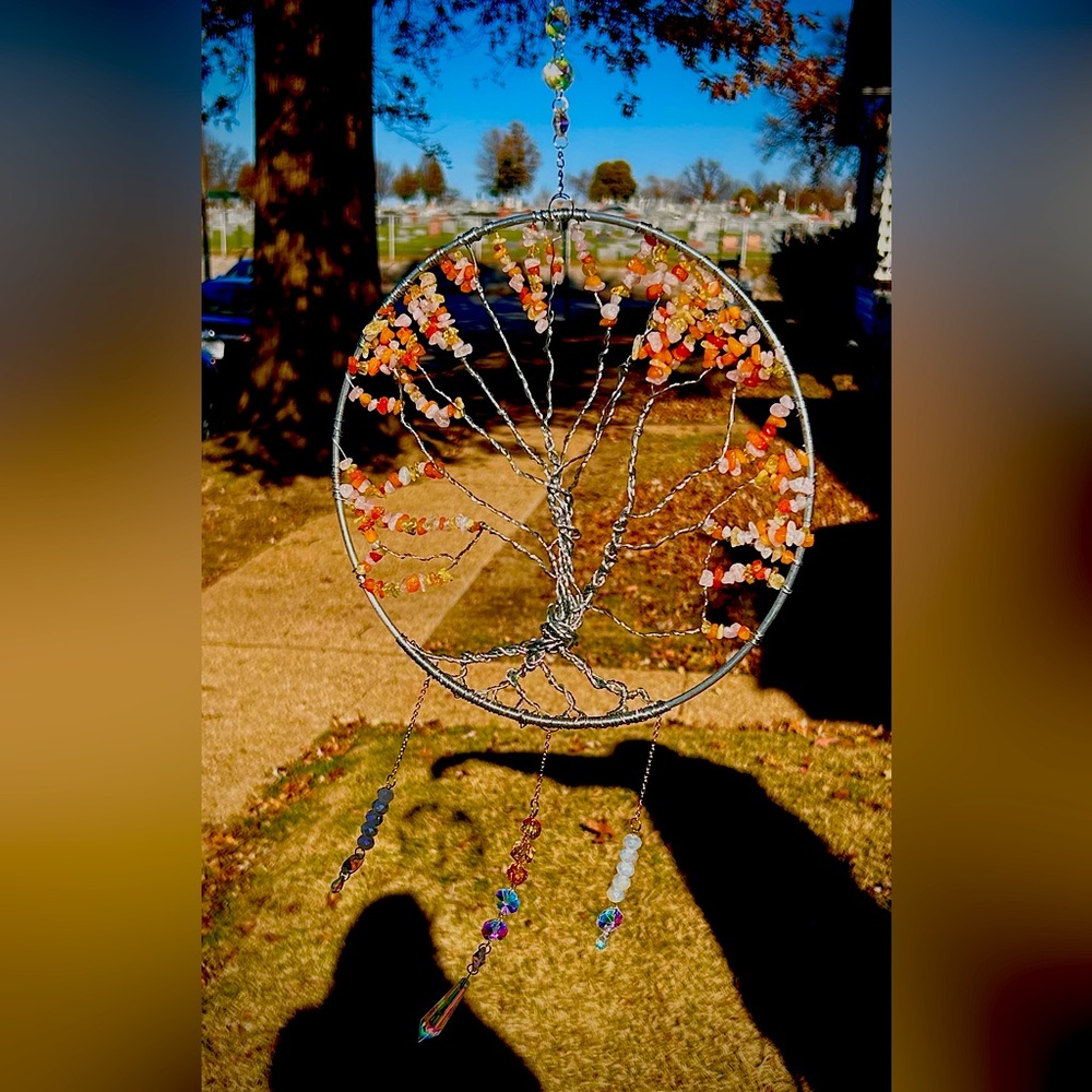 Wired Orange Tree Sun Catcher